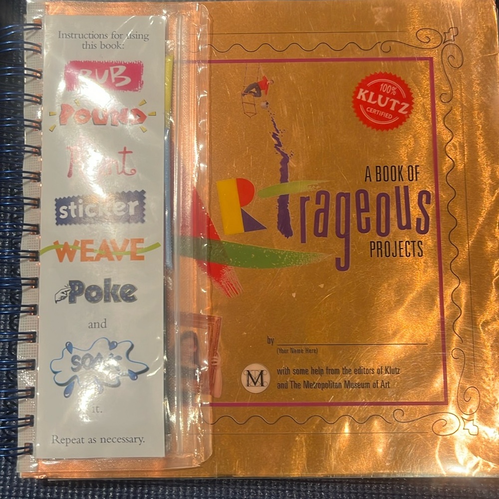 KLUTZ A Book of Outrageous Projects
